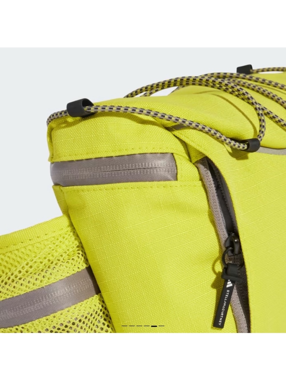 Adidas By Stella McCartney Fanny Pack Neon Yellow Crossbody Belt Bag - Picture 6 of 7